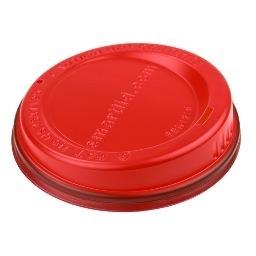 The Smart Lid alerts drinkers their coffee may be too hot by turning bright red. OH&S Award Winner. Recyclable #RedLids