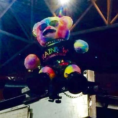 rainbow bondage bear | one direction and a lot of artists tour mascot