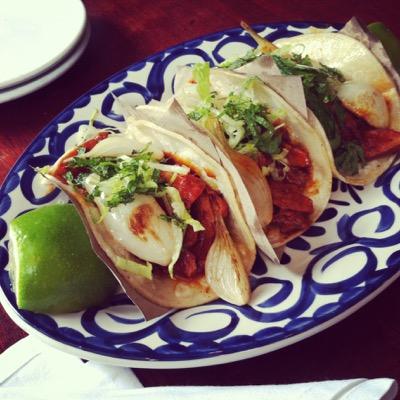 Great tacos at the UrbanSpace Vanderbilt Market