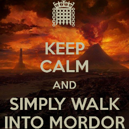 Fraîchement débarqué du Mordor afin de répandre la #propreté sur les Terres de gwoite et de drauche