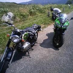 山口県◎愛車◎エストレヤカスタム→NINJA400RSE&ヘリテイジFLSTCソフテイルクラシック →CB1100&NINJA400RSE→CB1100&Vストローム250
17/11/19◎大型二輪獲得!:D
Robocraft・ID・shinta クラン・JH×TB