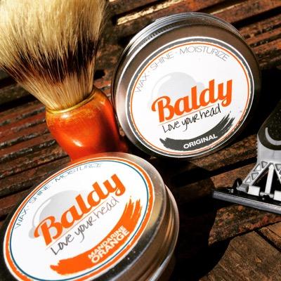 Baldy Products ️WAX ️SHINE ️MOISTURISE 100% NATURAL. Australian owned & made. Baldy products shining bald heads world wide