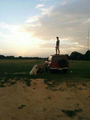Homeschooled acrobat. I use my dog as a conversation piece. I need help.