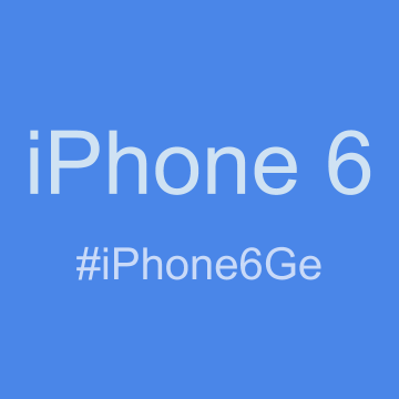 iPhone 6-ის Twitter-ის ოფიციალური ქართული ექაუნთი. #iPhone6Ge