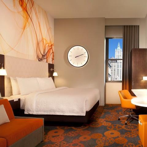 Located in the heart of New York City’s Financial District, our extended stay hotel offers modern amenities and sophisticated interiors in the best part of NYC!