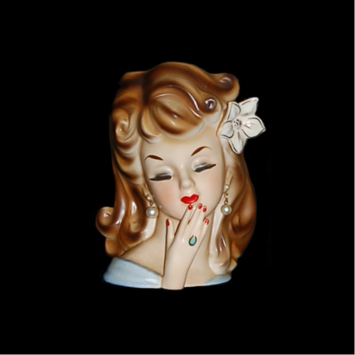 Vintage head vases - lady head vases, teen head vases, head vase pairs, novelty head vases – the Head Vase Store has it all.