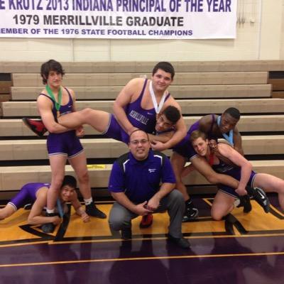 The Merrillville High School Wrestling Team