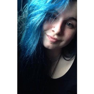 My hair is dark, like my soul