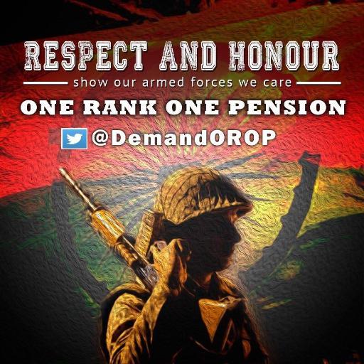 No Dilution No Delay, Fighting for well deserved rights of our veteran soldiers #OROP