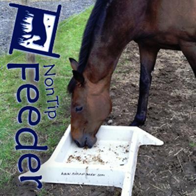 The Non Tip Feeder doesnt spill, flip or tip & ensures that horses and ponies are eating from a natural position.