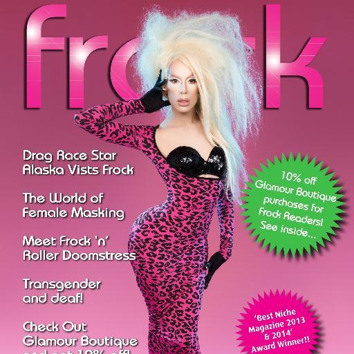 Frock was a monthly, glossy Transgender & drag magazine. Packed full of drag & trans-related articles, stories, features and guides, plus lots more.