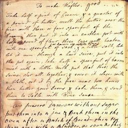 Pre-1865 English-language manuscript cookbooks