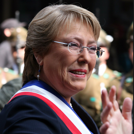 The Plaid Avenger's updates for Chilean President Michelle Bachelet (Parody account) (Fake!!)