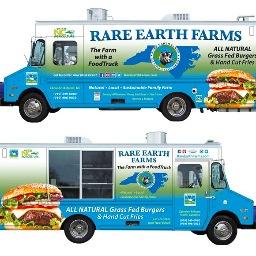 A local, farm-owned food truck serving the people all-natural, grass-fed and AWA certified burgers using Rare Earth beef + hand-cut fries.