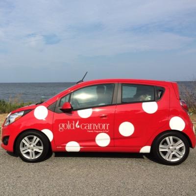 Follow the adventures of the #DottyCar! https://t.co/NNOL65V0Sv When you see the it around, snap a picture and post it @gc_dottycar for a weekly winner!