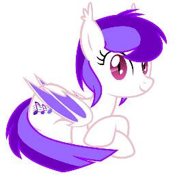 A loveable bat pony who lives in a cave near the everfree. Loves to sing. She LOOOVES Cuppy Cakes. Single Mother?