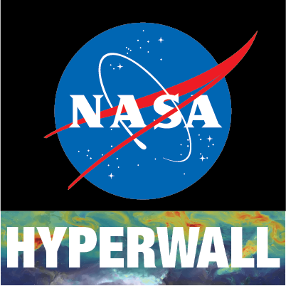 NASA’s Hyperwall is a high-resolution video wall used to communicate NASA Science at a variety of scientific conferences and events around the world.