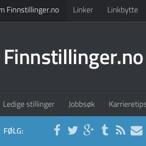 Finnstillinger.no er Norges ledende nettressurs for jobbsøk og karriere.