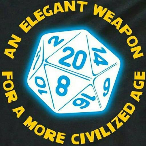 Board games, Tabletop RPGs, Magic the Gathering, WoT, FFXIV, other miscellaneous nerdery, and occasionally politics.

Stop taking peoples' rights away!