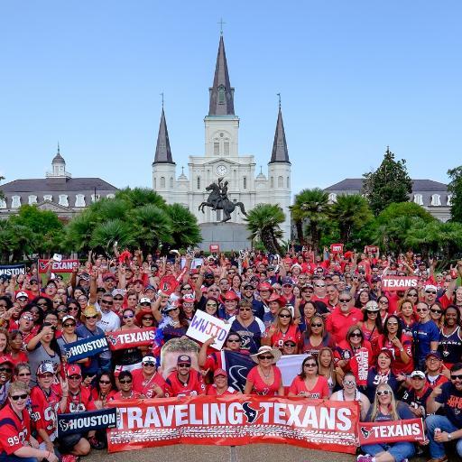 Do you love the Houston Texans and going to away games? Then you're a #TravelingTexan! Connect here with other Traveling Texans by attending the next meet-up!