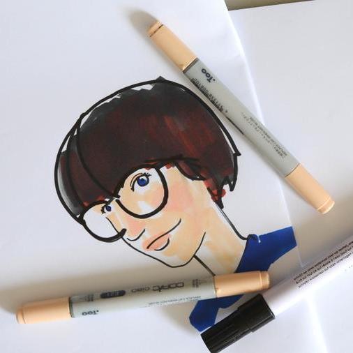 journaliste avec des données @decodeurs (dessin @GRMPZ)