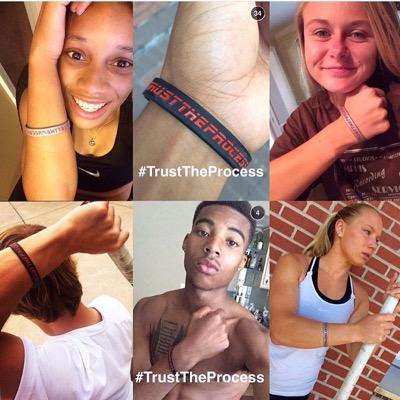 Spreading a philosophy of motivation, one wristband at a time! Join The Movement! #FOCUS #TrustTheProcess