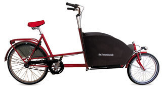 bike with carrier in front