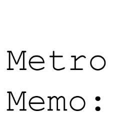 metro_memo's profile picture. 