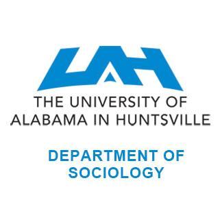 Twitter page of UAH's Department of Sociology. Check this space for news, activities, research, and class offerings!