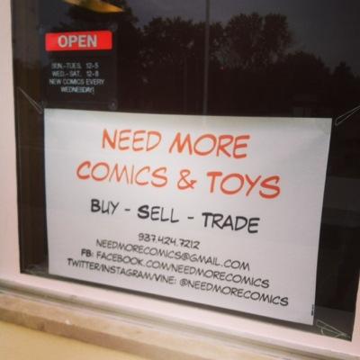 Comic books, 1950's to last week. Toys, vintage to new releases. Love, from us to you...