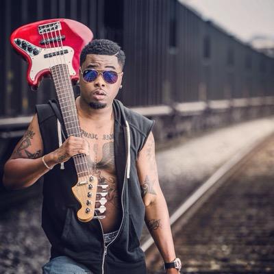Its all about DaT BasS No TrEbLe! Bass Player For @WeAreBlackAlley #HoodRockShyt :: Instagram @JoshOnBass
