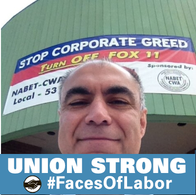 NABETJoe's profile picture. President NABET/CWA Local 53