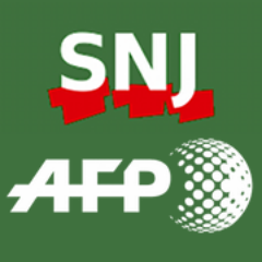 Section #AFP du Syndicat national des journalistes (#SNJ), 1ère organisation syndicale de la rédaction de l'@afpfr avec environ 40% des voix en 2022