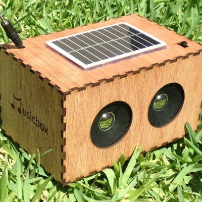 Solar powered speakers you can use EVERYWHERE!