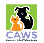 CAWS is a volunteer-based nonprofit organization whose mission is to work with the community to help animals.