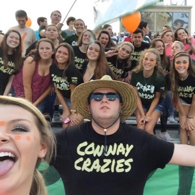 2015-16 Student Section for Conway High School Follow Us On Instagram: @conwaycrazies #doit4twain #ianvincible & Follow our other page @crazy__ladies