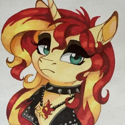 Hello, I'm Sunset Shimmer thanks to Twilight and her friends I made a huge change an is now more kind and trustworthy #EQG #Followback