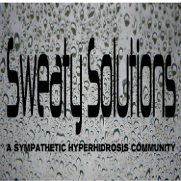Sweaty Solutions is a brand new hyperhidrosis and other sweaty issues sympathetic community. If you have a sweaty problem, come and speak to us.