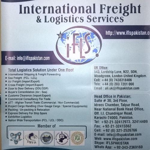 kamranifls's profile picture. I*F*L*S - Logistics Services In Pakistan / Afghanistan.
