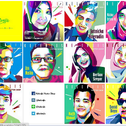 promokelenjis's profile picture. Jasa Pop Art Wajah, cuma 60rb, 1 hari jadi. Minat hubungi ► @kelenjis