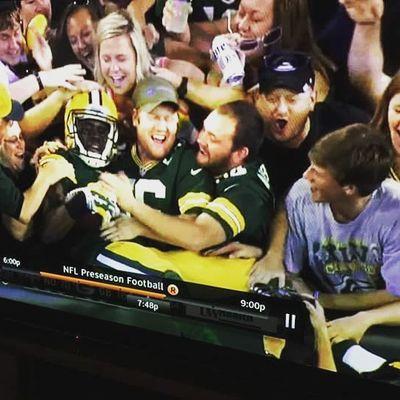 Dale Earnhardt super fan, Green Bay Packers, Wisconsin