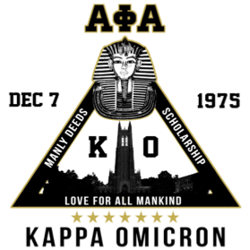 The Kappa Omicron Chapter of Alpha Phi Alpha Fraternity, Incorporated | The 433rd House of Alpha | Chartered December 7, 1975 | IG: @KO_Alphas