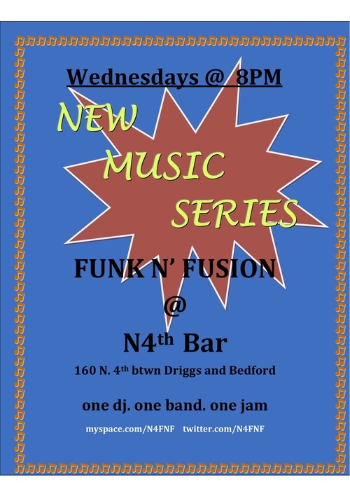 icebergpresents's profile picture. This is a weekly series at N4th Bar in which one dj and one funk/fusion band will be showcased with a jam to follow.