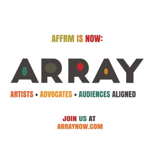Join the movement to further and foster independent cinema with @ARRAYNow and @AFFRM