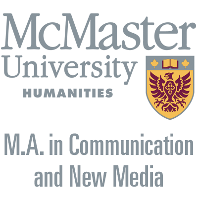 McMaster's M.A. in Communication & New Media offers students the opportunity to study communications and media research at the graduate level.