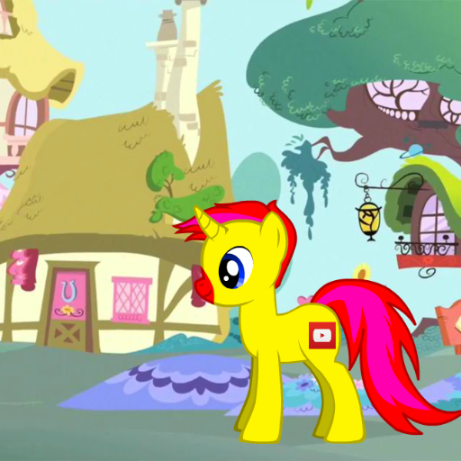 Just a unicorn, from Ponyville. Thought my cutiemark was a cupcake, but that was frosting. Turns out, my cutiemark is that Play button on Youtube.