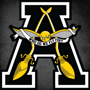 The Appalachian Apparators hail from high in the Blue Ridge Mountains of North Carolina. Go AQ! #whodoyouflyfor // Recognized by Appalachian State University.