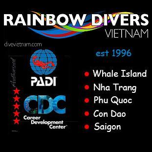 Rainbow Divers - The only #PADI CDC, IDCs & National Geographic Dive Centres throughout #Vietnam - train with the best.