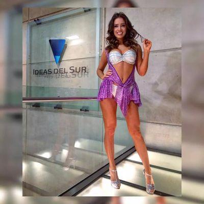 Rosarina feliz en Buenos Aires. Bailarina Showmatch 2014/2015. Leandro Rud Models