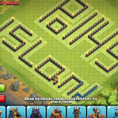 Clash of clans first account all maxed th10 apart from walls second account about 1 month away from maxed th7 base